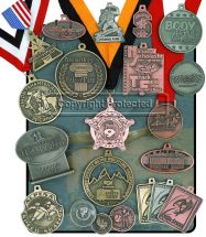 Custom Antique Finish Medallions