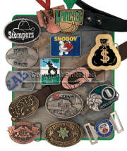 Custom Zinc Hand Finished Belt Buckles