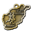 Drawing of 26.2 Participant medal