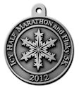 Example of Ironman Finisher medallion