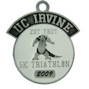 Sample Triathlon Participant medal