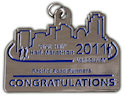 Drawing of Running Marathon Participant medal