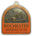 Example of Half Marathon Finisher medallion