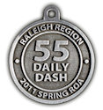 Example of Marathon Finisher medallion