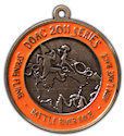 Example of Running Marathon Medal