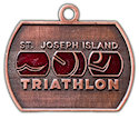 Drawing of Triathlon Medal