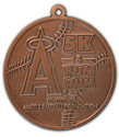 Example of Triathlon Finisher medallion