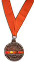 Example of Running Marathon Finisher medallion