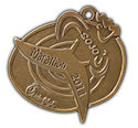Drawing of Running Event Participant medal