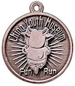 Sample Triathlon Finisher medallion