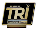 Example of Triathlon Participant medal