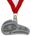 Example of Triathlon Finisher medallion