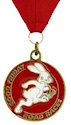 Example of Triathlon Finisher medallion