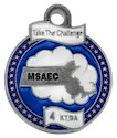 Example of Running Marathon Participant medal