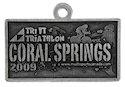 Drawing of Triathlon Participant medal