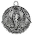 Drawing of Triathlon Medal