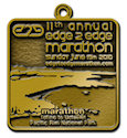 Sample Half Marathon Participant medal